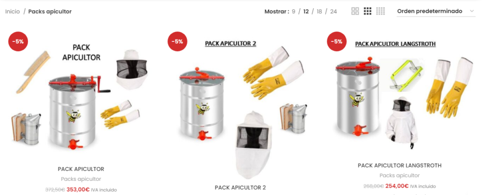 Pack tienda para apicultor